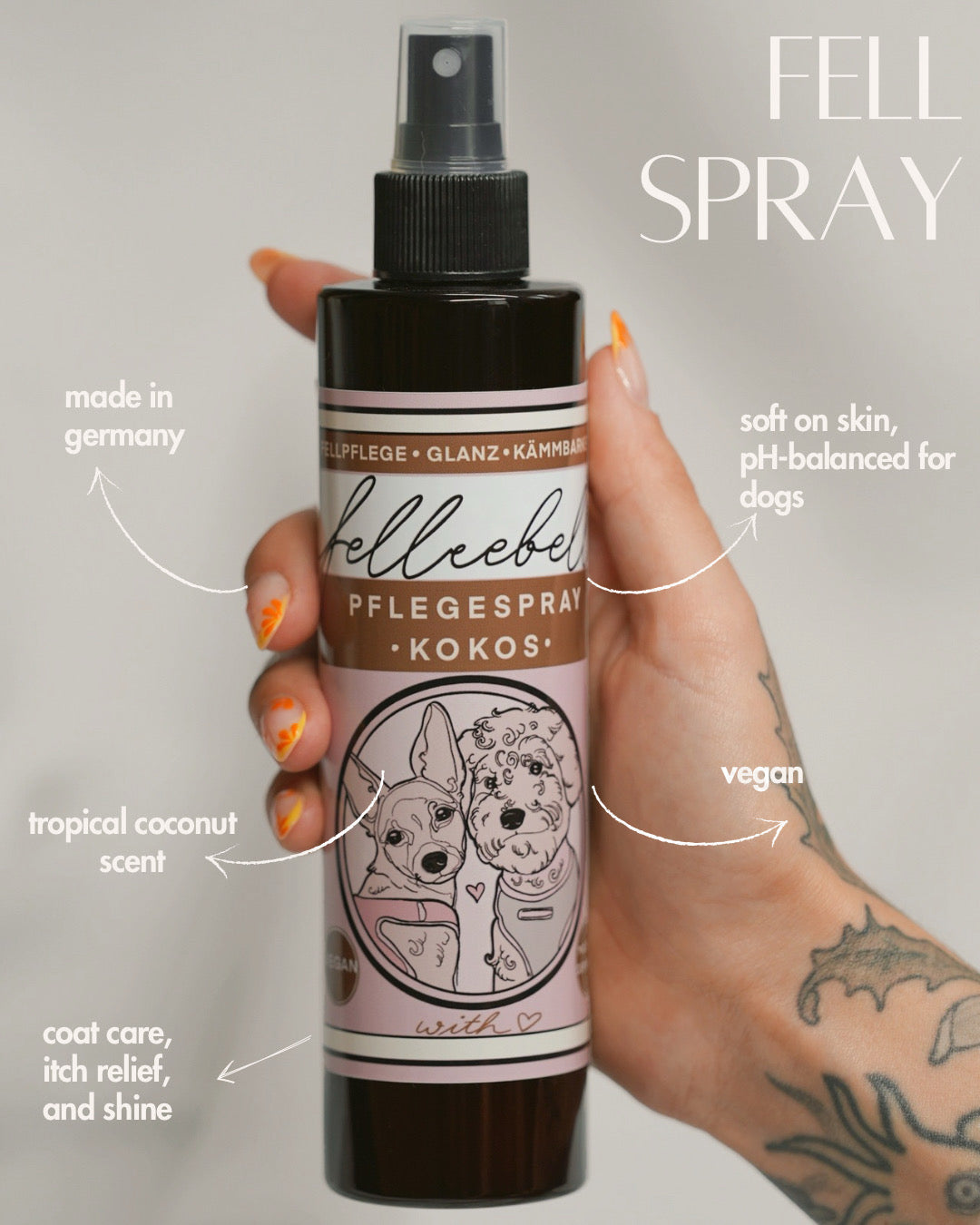 Fellspray Kokosnuss
